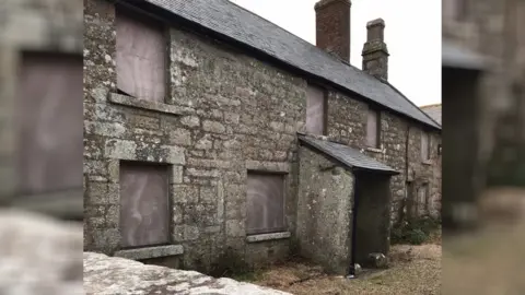 BBC Botallack Manor boarded windows