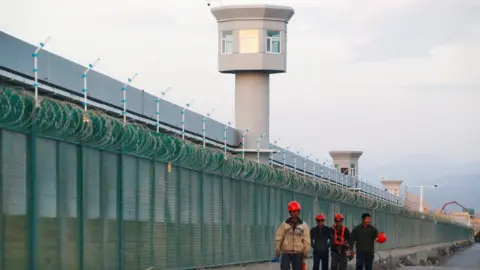 Reuters A vocational skills education centre in Xinjiang, September 2018