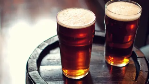 Getty Images Two pints of beer