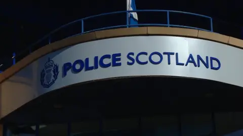 BBC police scotland sign