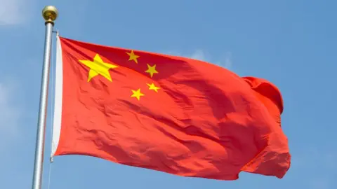 Getty Images Picture of a Chinese flag