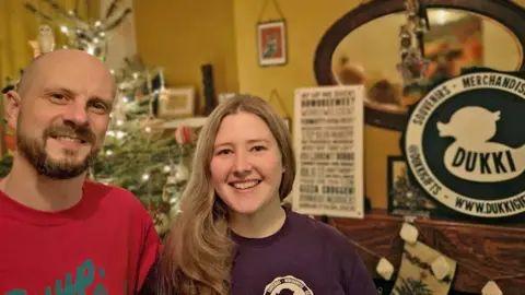 Dukki Gifts Dukki Gifts founders Ian Jones and Heidi Hargreaves