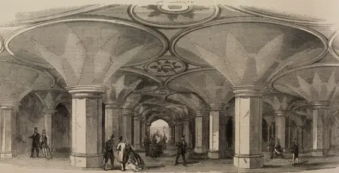 Getty Images Drawing of Crystal Palace subway