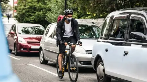 Getty Images A stock image of a cyclist