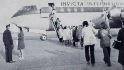 unknown Boarding the flight to Basle