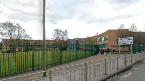 A view of the Samworth Church Academy.
