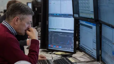 Getty Images Trader in London