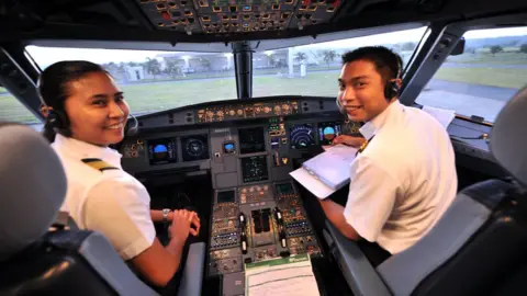 Getty Images Brooke Castillo became the first female pilot at Philippines-based Cebu Pacific back in 2011