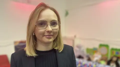 Emma Glasbey/BBC Emily Taylor