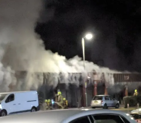 Tanya Bhayani Fire at Belgrave Commercial Centre in Leicester