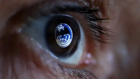 Reuters GRU symbol reflected in an eye