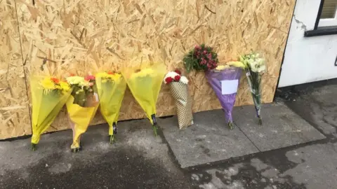 John Sneddon Floral tributes to Ronald Ramsey