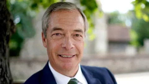 PA Media Nigel Farage