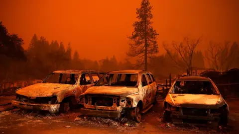 Getty Images A huge wildfire killed 86 people in Paradise, California, last year
