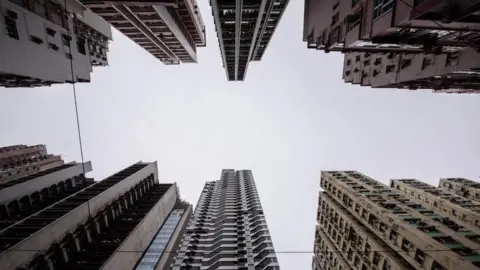 AFP Hong Kong apartment blocks