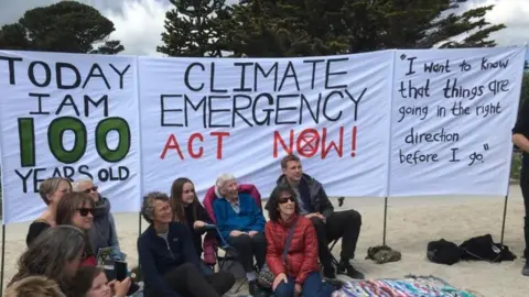 BBC Beach party climate change