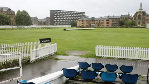 Getty Images A general view (GV) of the West of Scotland Cricket Club (Hamilton Crescent), venue for the first ever Scotland vs. England international football match, held in 1872, and which resulted in a 0-0 draw. (Photo by Simon Stacpoole/Offside via Getty Images)