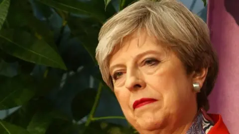 Getty Images Theresa May at Maidenhead election count