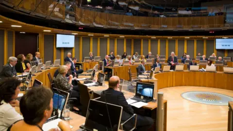 Getty Images Senedd chamber