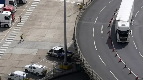 EPA Lorry at the Port of Dover