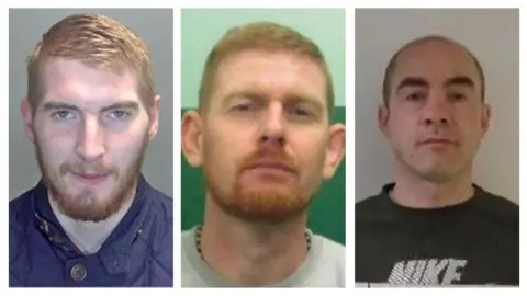 Suffolk Police Joshua Terry, Levi Mitchell and Aidan McGuiness