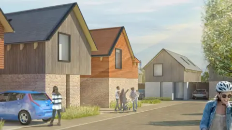 Kingsdell Properties Ltd  An illustration of how the new homes would look