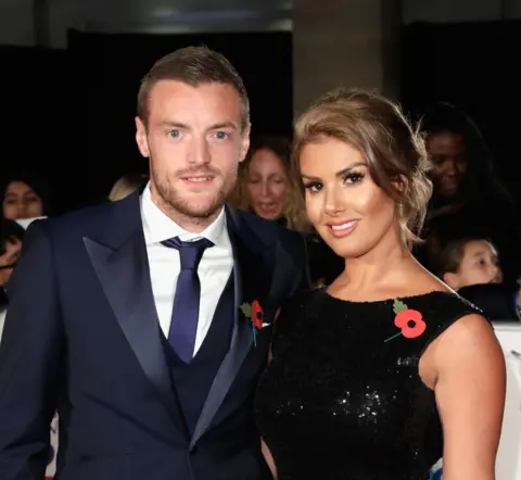 Getty Images Jamie and Rebekah Vardy