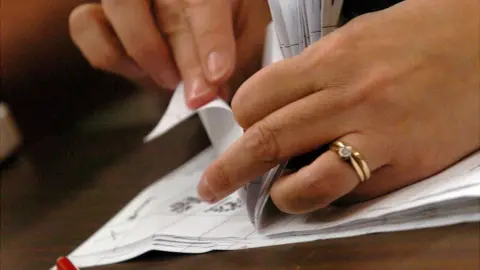 BBC Votes being counted