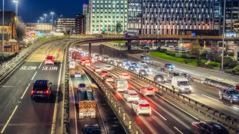 Getty Images Glasgow traffic