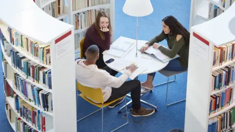 Getty Images Students in a library