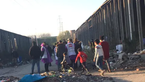 Tia Bush Children in Calais