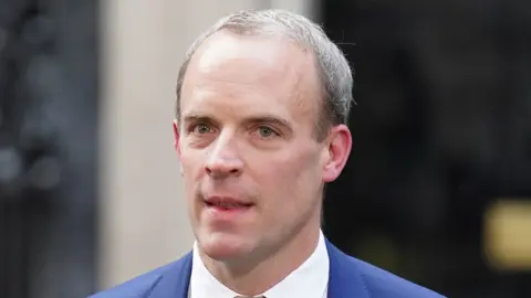 PA Media Dominic Raab