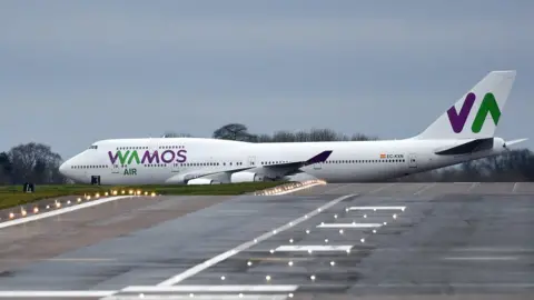 Getty Images Wamos plane at RAF Brize Norton