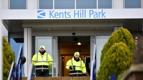 EPA NHS staff at Kents Hill Park in Milton Keynes