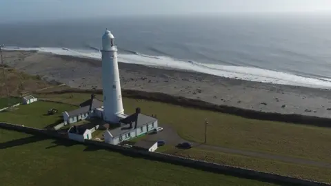 Chris Williams  Nash Point lighthouse in south Wales