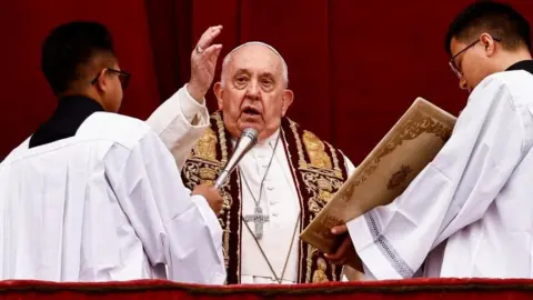 Reuters Pope Francis delivers his Christmas Day message (25/12/23)