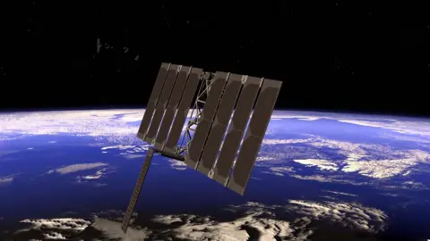 Alba Orbital Satellite in space