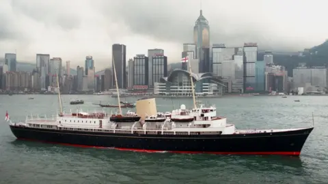 AFP Britannia in Hong Kong, 1953