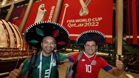 HAMAD I MOHAMMED Fans at airport.