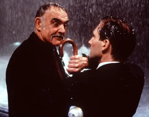 Getty Images Sean Connery with Ralph Fiennes in The Avengers