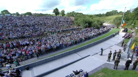 RTE People gathered at commemoration event