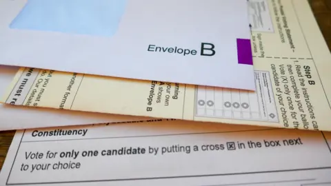 Getty Images Postal ballot papers