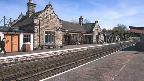 Severn Valley Railway drawing Architect's drawing of revamped station