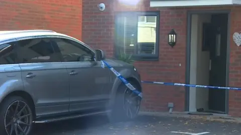 BBC Police cordon at house