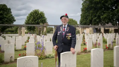 Getty Images British Normandy Veteran Joe Cattini