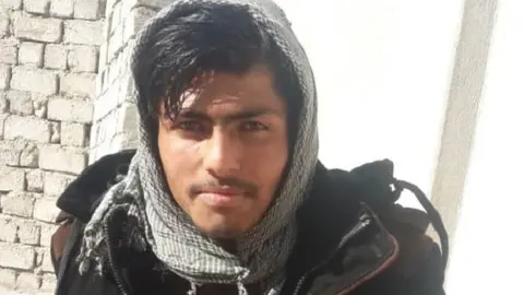 Sher Afzal Shafiullah before embarking on his journey in Afghanistan