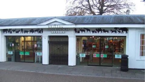 Main entrance to Bristol Zoo