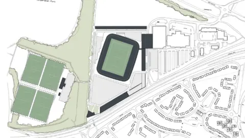 LJR+H Chartered Architects New Dundee FC stadium