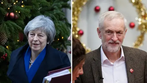 Getty Images/PA Theresa May/Jeremy Corbyn