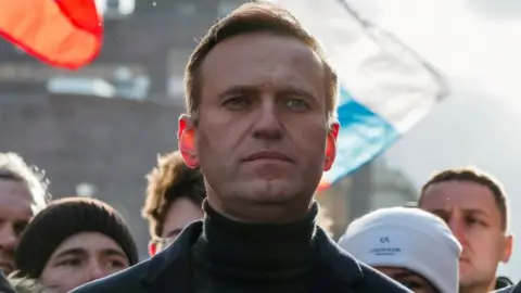 Reuters Alexei Navalny in Moscow in February 2020